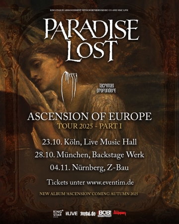 Flyer Paradise Lost - Live in München