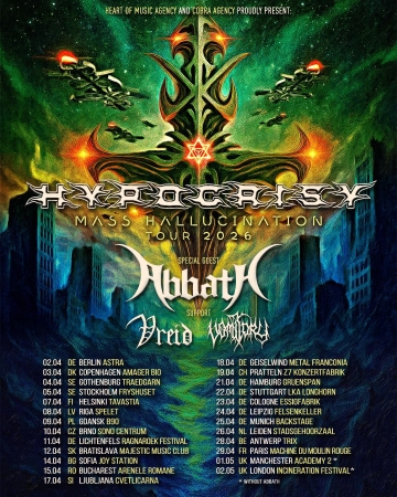 Flyer Hypocrisy w/ Abbath & Vreid & Vomitory