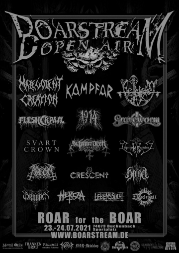 Flyer Boarstream Open Air 2021