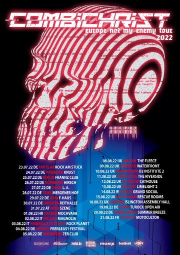 Flyer Combichrist - Europe Tour 2022