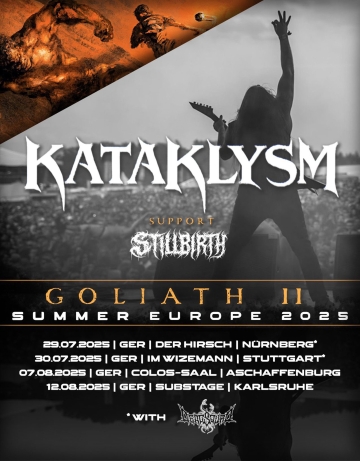 Flyer Kataklysm - Live in Nürnberg 2025