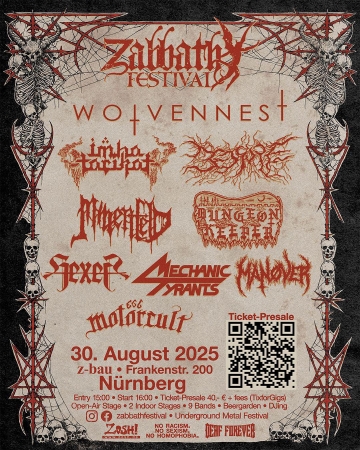 Flyer Zabbath Festival 2025