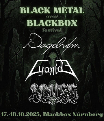 Flyer Black Metal over Blackbox Festival