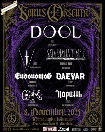 Flyer Sonus Obscura Festival 2025