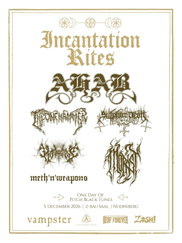 Flyer Incantation Rites Festival 2026