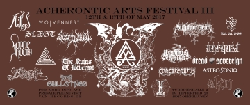 Flyer Acherontic Arts Fest III