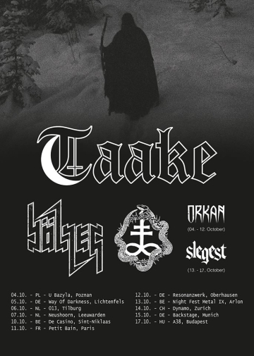 Flyer Taake / Bölzer / One Tail, One Head