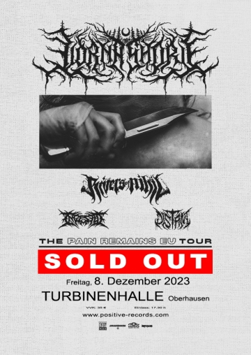 Flyer Lorna Shore w/ Rivers of Nihil & Ingested & Distant