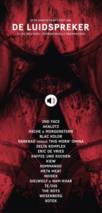 Flyer De Luidspreker - 32th Anniversary Festival