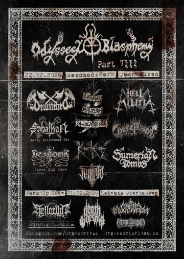 Flyer Odyssey To Blasphemy VIII