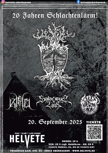 Flyer Heimdalls Wacht w/ Salacious Gods & Kjeld & Satan's Propaganda