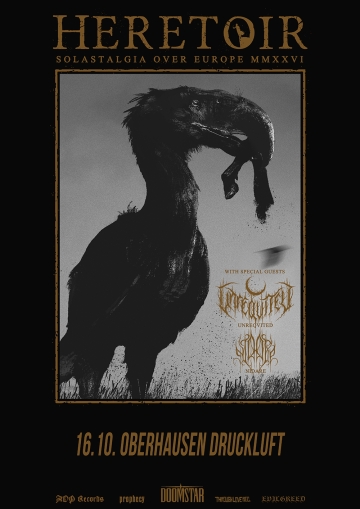 Flyer Heretoir w/ Unreqvited & Nidare
