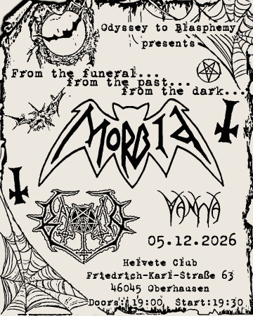 Flyer Morbid w/ Baxaxaxa & Vanwa