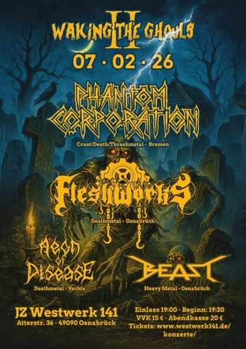 Flyer Waking The Ghouls II