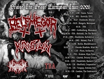 Flyer Belphegor w/ Krisiun & Asagraum
