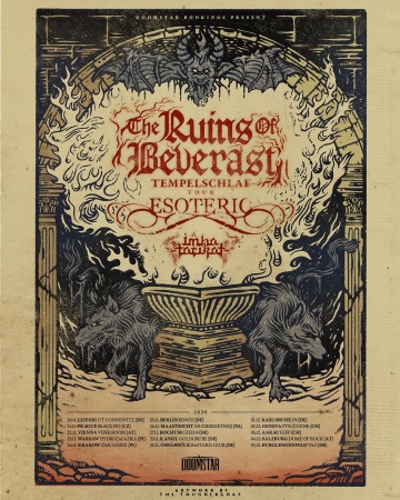 Flyer The Ruins Of Beverast w/ Esoteric & Imha Tarikat
