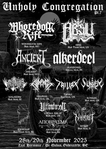 Flyer Unholy Congregation - Part 7