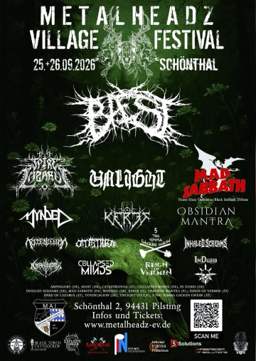 Flyer Metalheadz Village Festival 2026