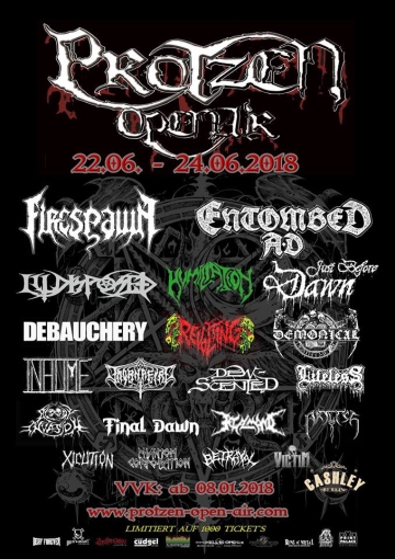 Flyer Protzen Open Air 2018