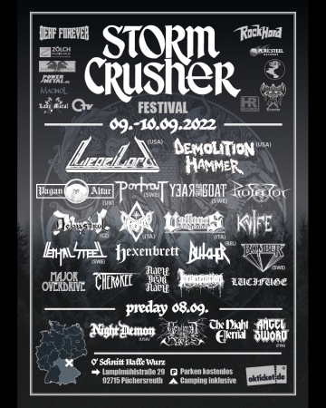 Flyer Storm Crusher Festival 2022