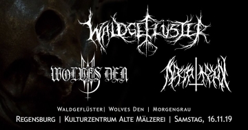 Flyer Waldgeflüster w/ Wolves Den & Morgengrau