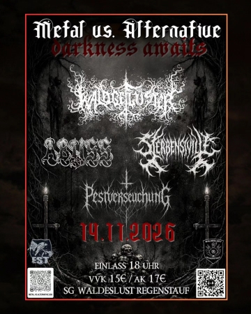 Flyer Metal vs. Alternative - Darkness Awaits