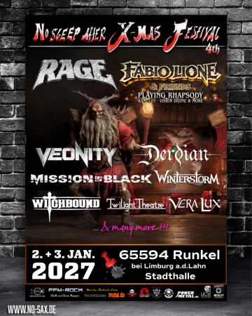 Flyer No Sleep After X-Mas