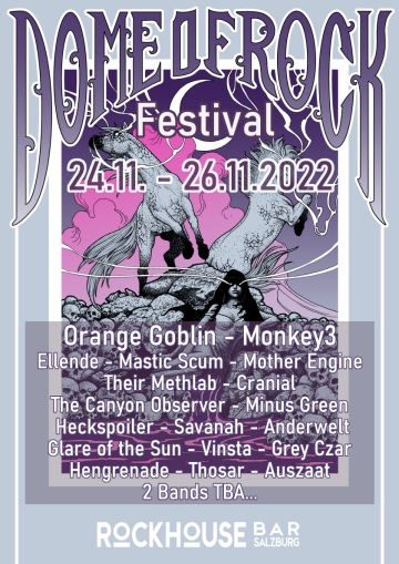 Flyer Dome of Rock Festival 2022