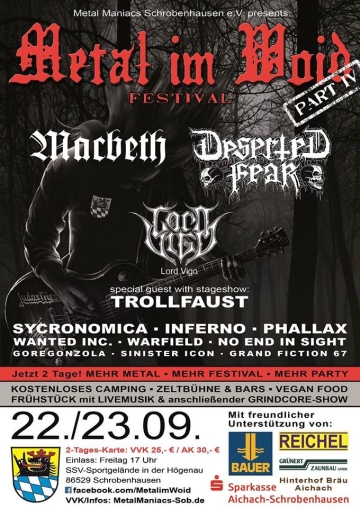 Flyer Metal Im Woid Part IV - 2017