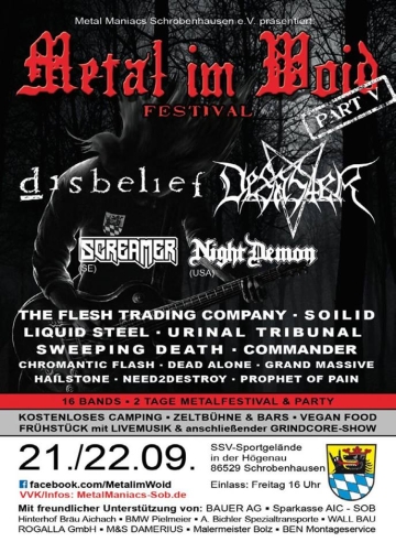 Flyer Metal Im Woid Part V - 2018