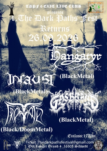 Flyer The Dark Paths Fest Returns