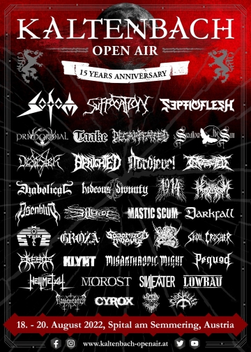 Flyer Kaltenbach Open Air 2022