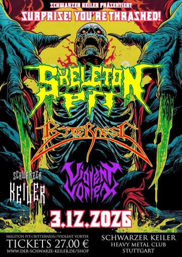 Flyer Skeleton Pit w/ Bitterness & Violent Vortex