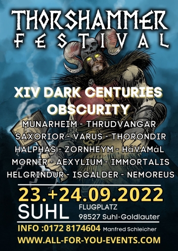 Flyer Thorshammer Festival 2022