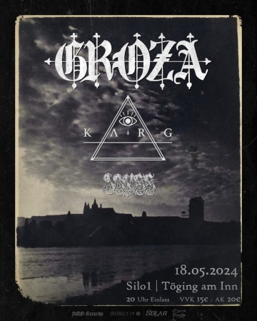 Flyer Groza w/ Karg & Abyss