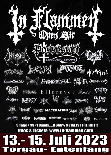 Flyer In Flammen Open Air 2023