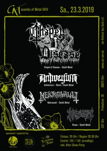 Flyer CATacombs Of Metal XXIV