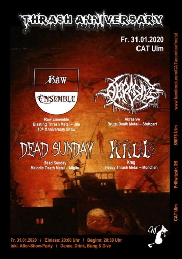 Flyer 10th Thrashiversary!