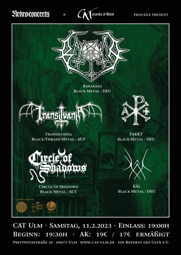 Flyer CATacombs Of Metal XXIX