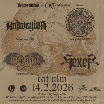 Flyer CATacombs Of Metal XXXVII