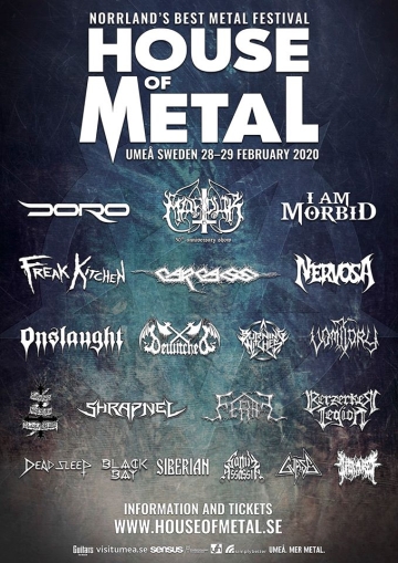 Flyer House Of Metal 2020