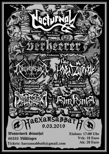 Flyer Haexansabbath 2019