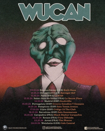 Flyer Wucan - Live in Weinheim 2026