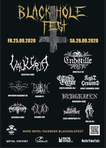Flyer Black Hole Fest 2020