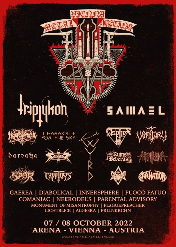 Flyer Vienna Metal Meeting 2022