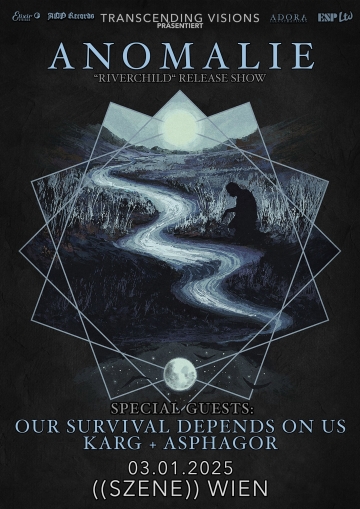 Flyer Anomalie w/ Our Survival Depends On Us & Karg