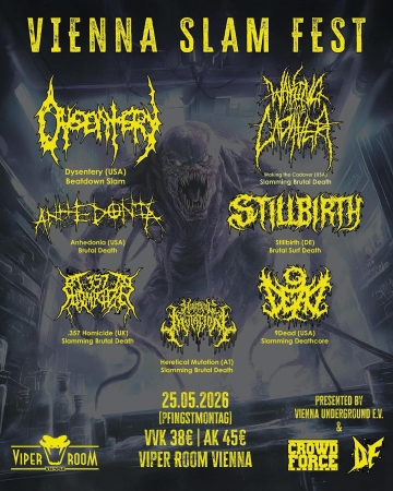 Flyer Vienna Slam Fest 2026