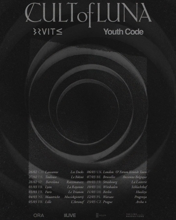Flyer Cult Of Luna w/ Bruit ≤ & Youth Code
