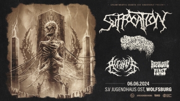 Flyer Suffocation w/ Sanguisugabogg & Acranius & Repulsive Feast