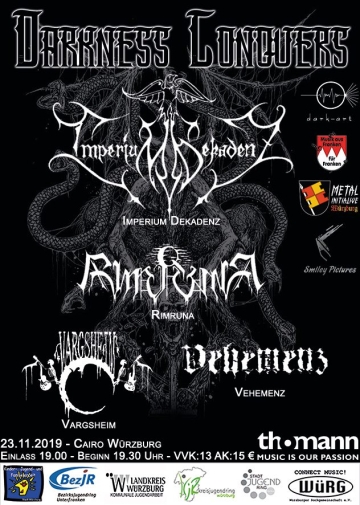 Flyer When Darkness Conquers - Imperium Dekadenz